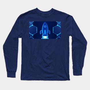 Rocket Galaxy Long Sleeve T-Shirt